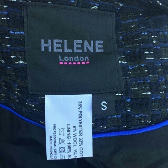 NWT HELENE London Zoe Trumpet Sleeve Jacket SV - Picture 6 of 6
